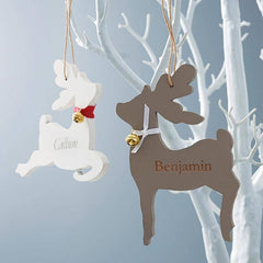 Personalised Engraved Reindeer Decoration
