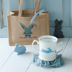 Easter Egg Hunt Bags with an Easter cup