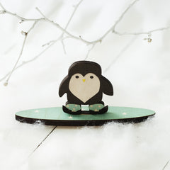 North Pole Characters Christmas Scene