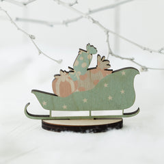 North Pole Characters Christmas Scene