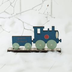North Pole Characters Christmas Scene
