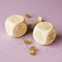 Personalised Party Forfeit Dice