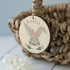Personalised Bunny Easter Egg Hunt Basket