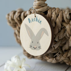 Personalised Bunny Easter Egg Hunt Basket
