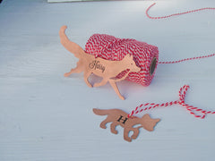 Copper Personalised Christmas Woodland Animals
