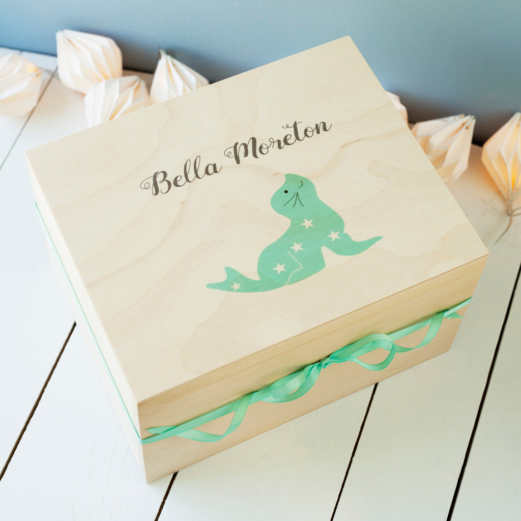 Childhood Memories Personalised Wooden Keepsake Box