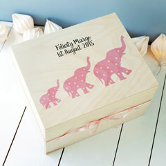 Childhood Memories Personalised Wooden Keepsake Box