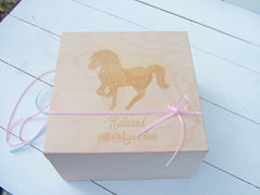 Childhood Memories Personalised Wooden Keepsake Box