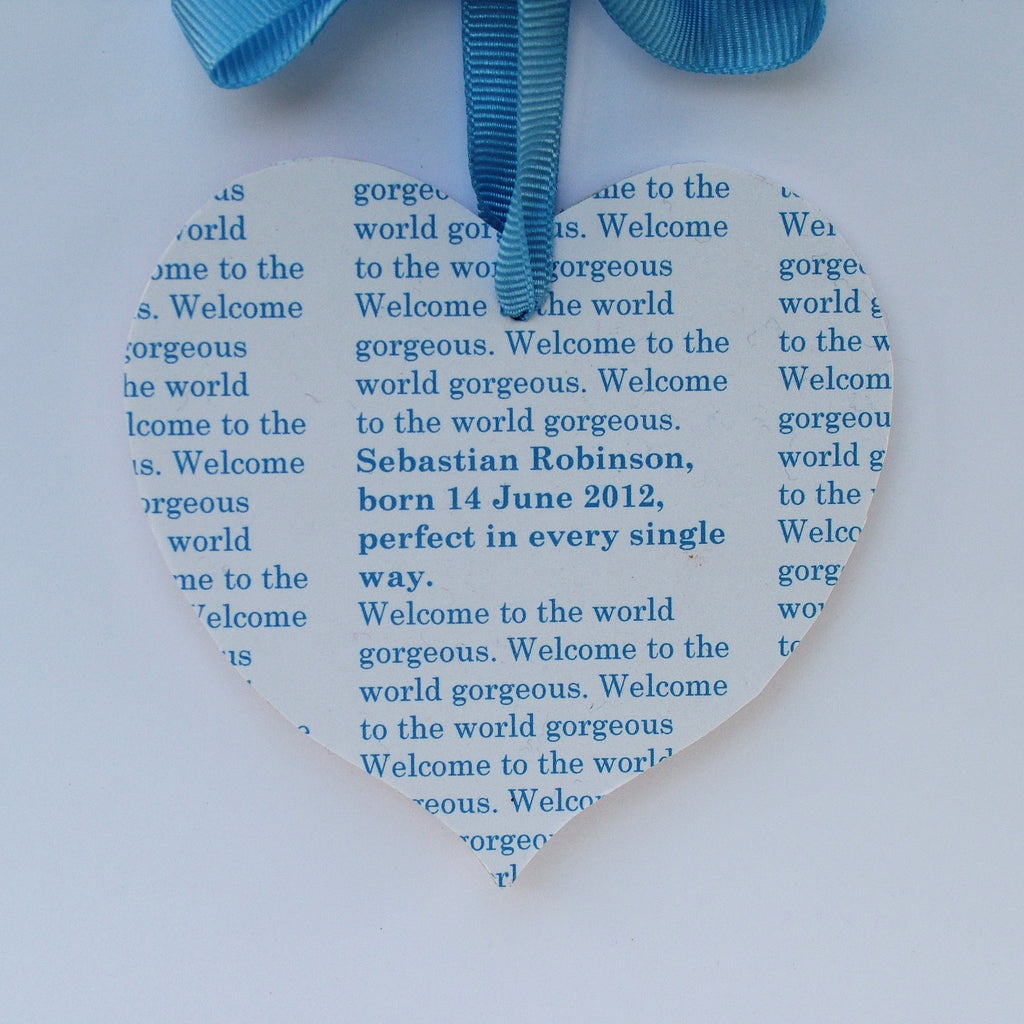 Personalised Message New Baby Card