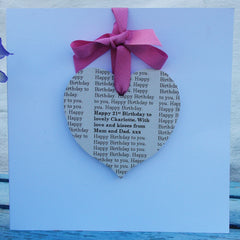 Personalised Message Birthday Card