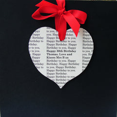 Personalised Message Birthday Card