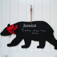 Personalised Polar Bear Chalkboard