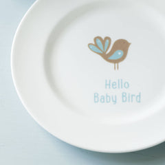 Baby Bird And Cloud China Mug And Plate