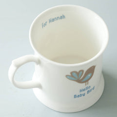 Baby Bird And Cloud China Mug And Plate