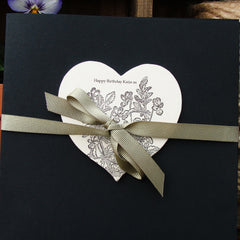 Personalised Flower Illustration Card