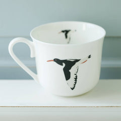 Oyster Catcher Personalised Breakfast Cup
