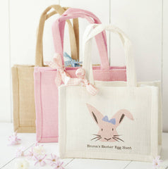 Personalised Jute Easter Hunt Bags