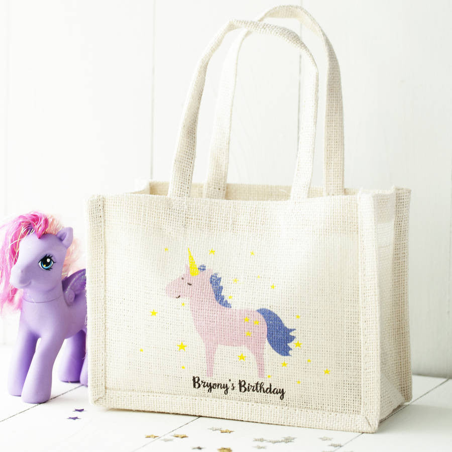 Personalised Design Jute Party Bags