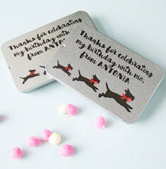 Personalised Thank You Sweets