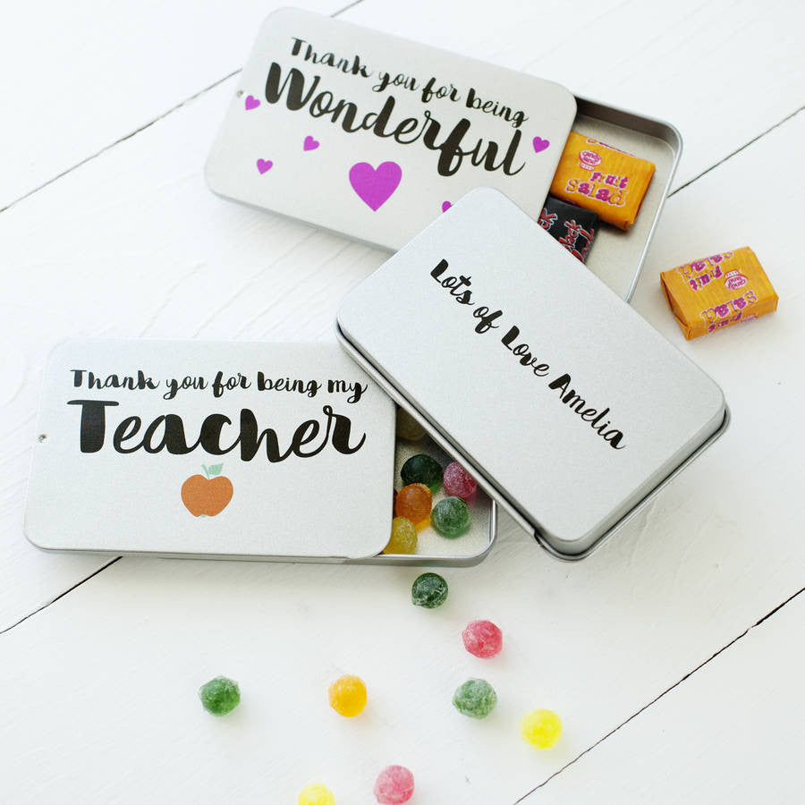 Personalised Thank You Sweets