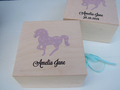 Childhood Memories Personalised Wooden Keepsake Box