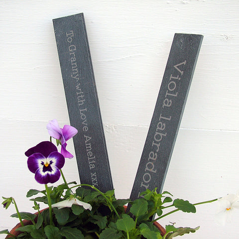 Personalised Engraved Slate Plant Marker