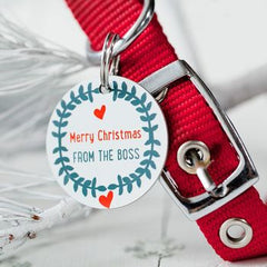 Christmas Personalised Pet Tag