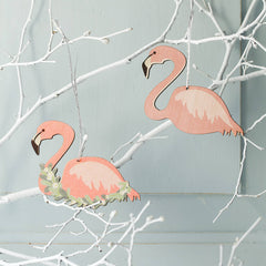 Christmas Flamingo Decoration