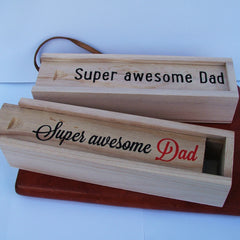 Personalised Wooden Pencil Case