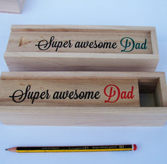 Personalised Wooden Pencil Case