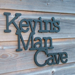 Personalised Man Cave Sign