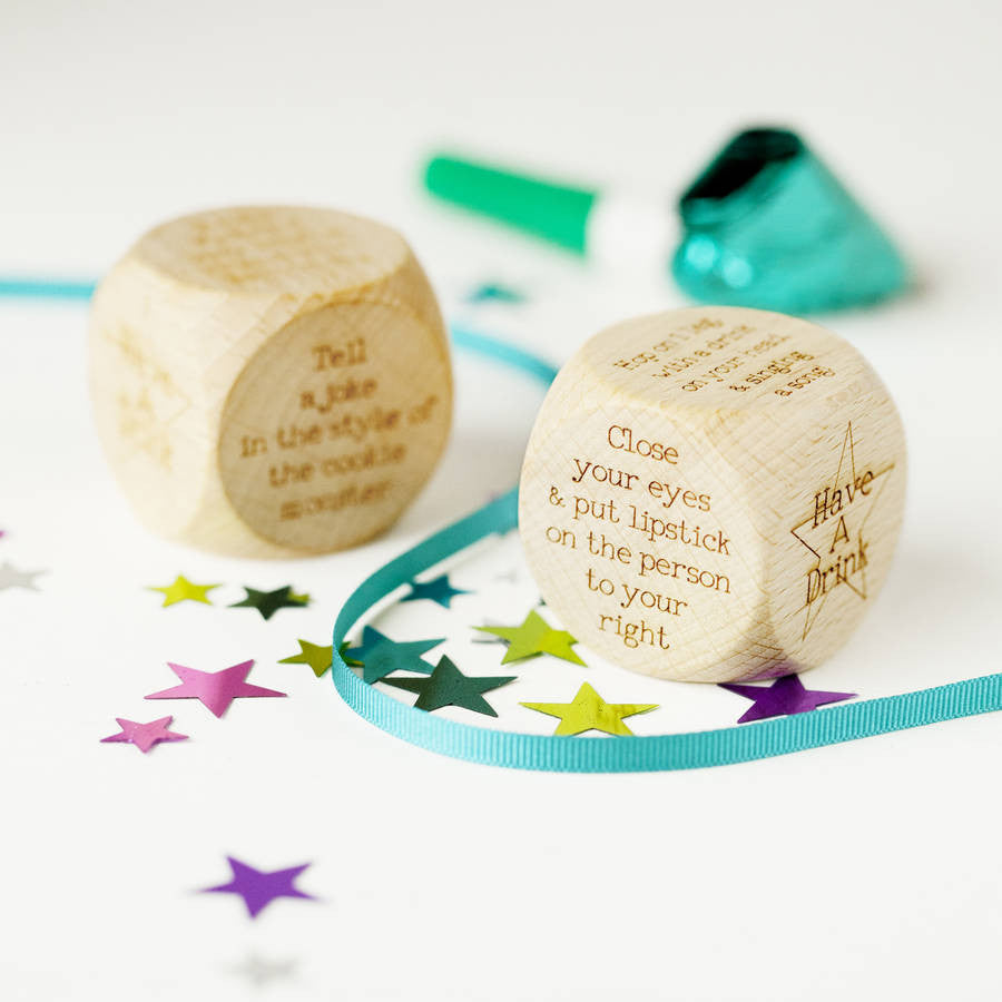 Personalised Party Forfeit Dice